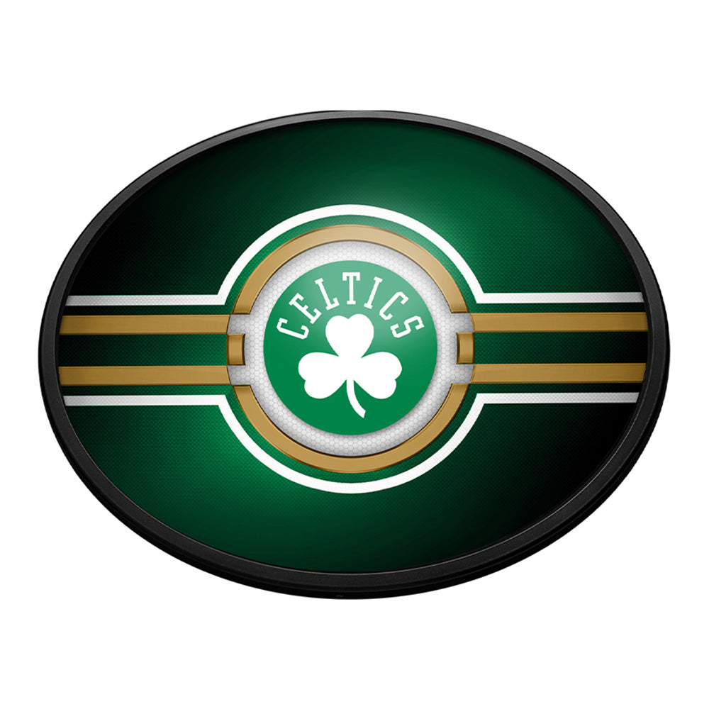 Boston Celtics: Oval Slimline Lighted Wall Sign