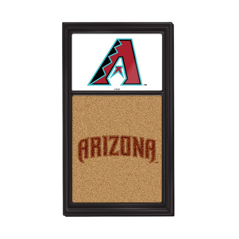 Arizona Diamondbacks: Dual Logo - Cork Note Board - The Fan-Brand