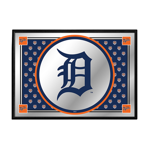 Detroit Tigers: Team Spirit - Framed Mirrored Wall Sign