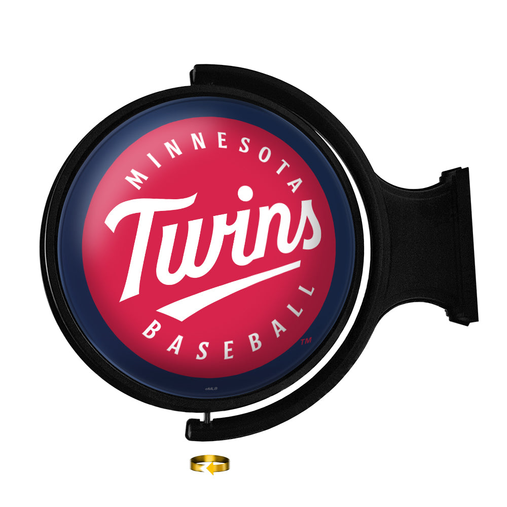 Minnesota Twins: Logo - Original Round Rotating Lighted Wall Sign