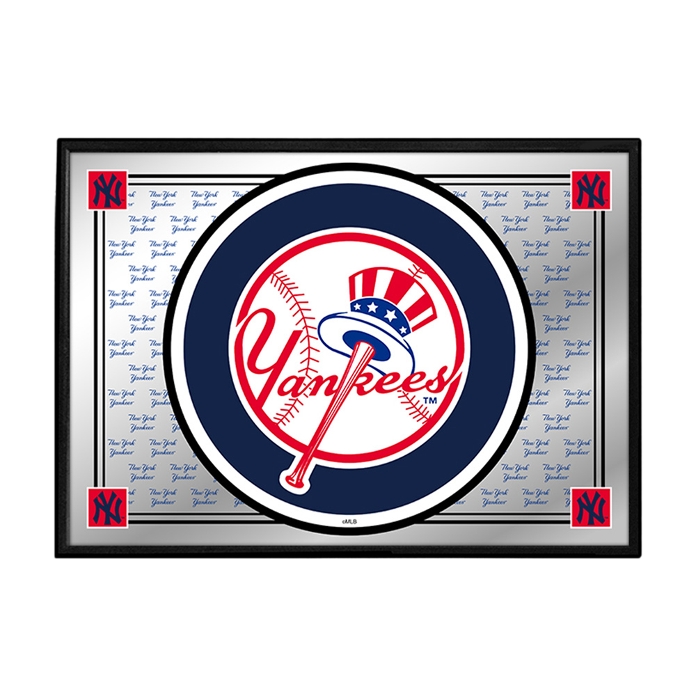 New York Yankees: Team Spirit - Framed Mirrored Wall Sign