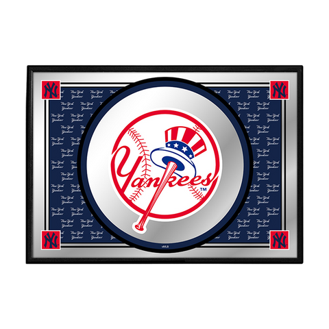 New York Yankees: Team Spirit - Framed Mirrored Wall Sign