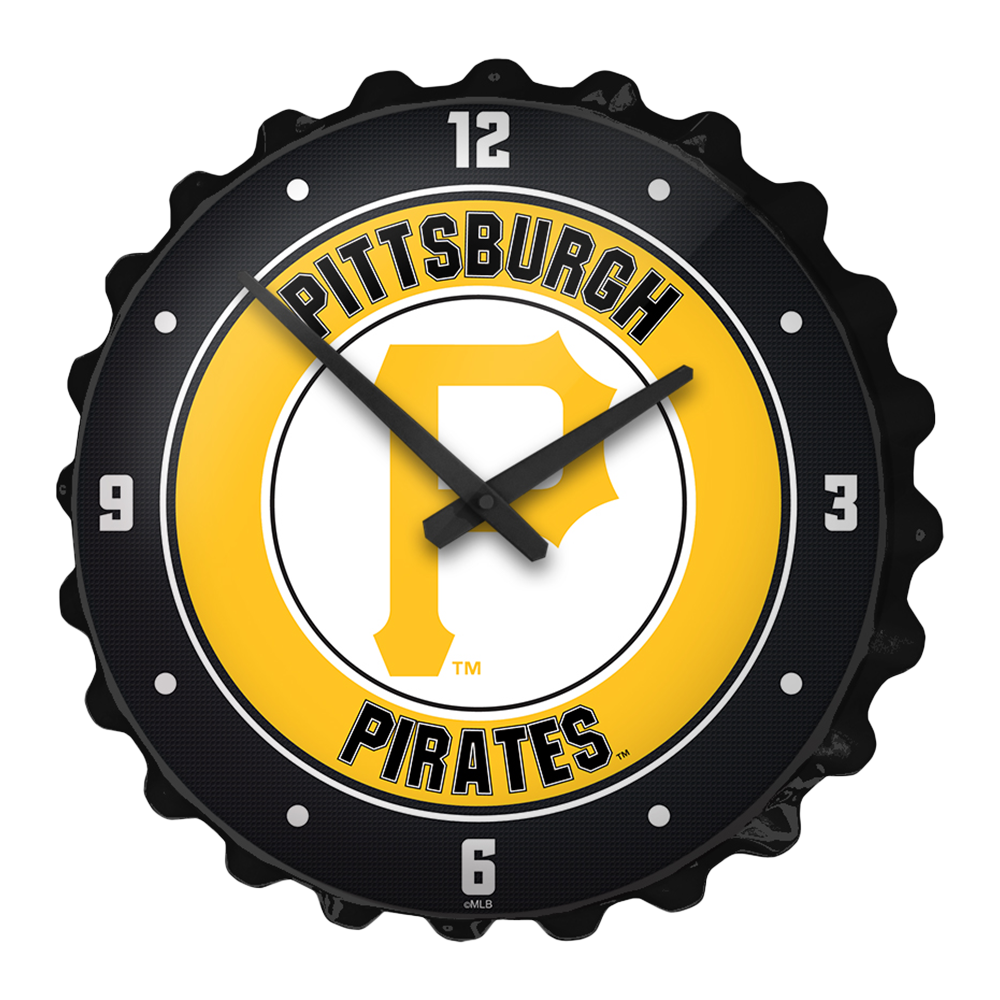 Pittsburgh Pirates: Bottle Cap Wall Clock Default Title