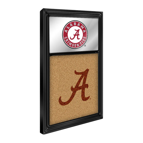 Alabama Crimson Tide: Dual Logo Mirrored Dry Erase Note Board - The Fan-Brand