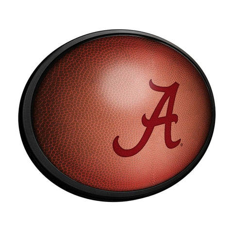 Alabama Crimson Tide: Pigskin - Oval Slimline Lighted Wall Sign - The Fan-Brand