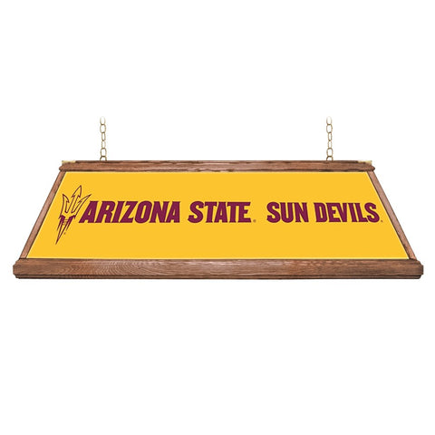 Arizona State Sun Devils: Premium Wood Pool Table Light - The Fan-Brand