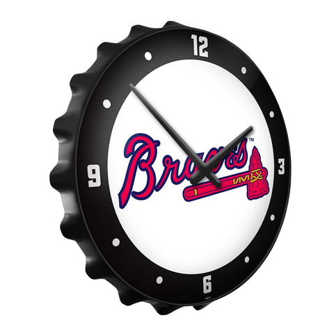 Atlanta Braves: Bottle Cap Wall Clock - The Fan-Brand