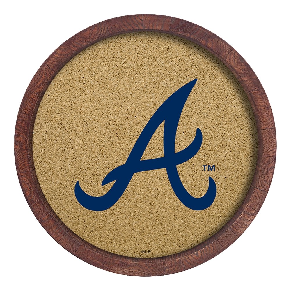 Atlanta Braves: Original Oval Rotating Lighted Wall Sign