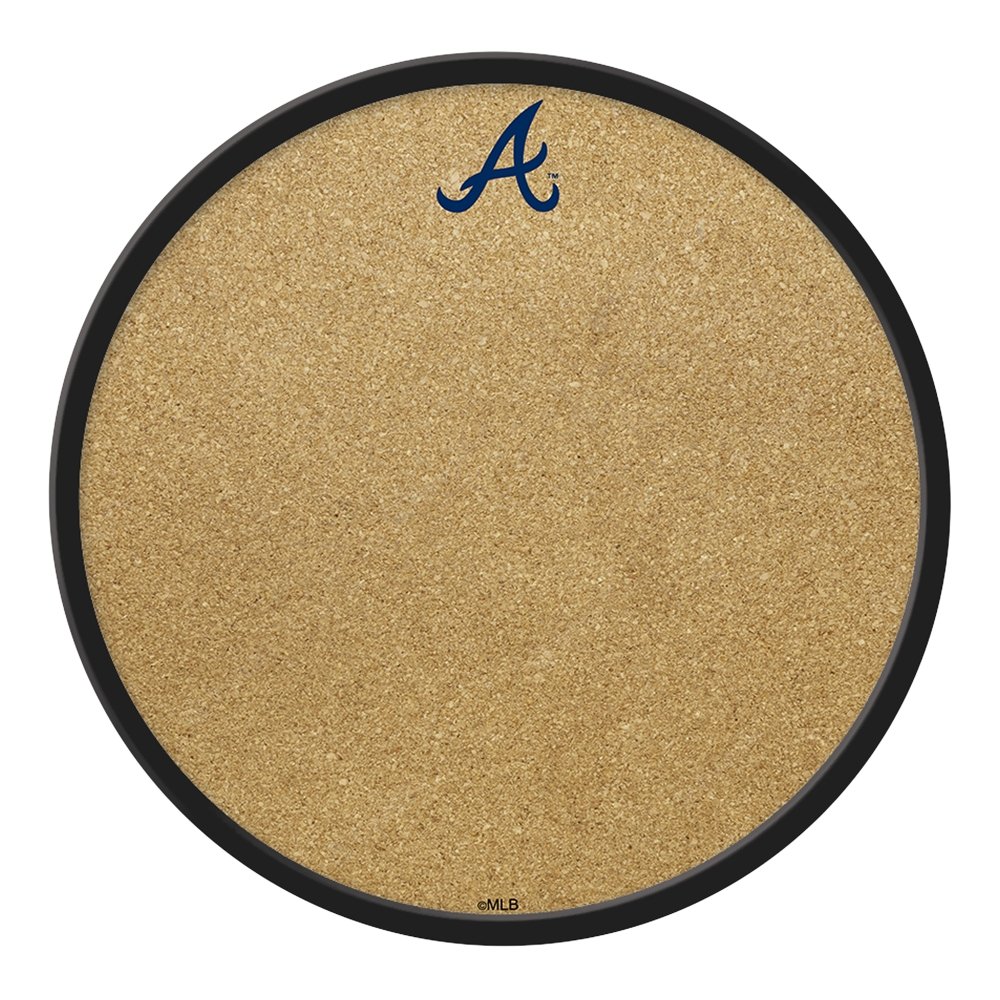 Atlanta Braves Modern Disc Cork Board The FanBrand