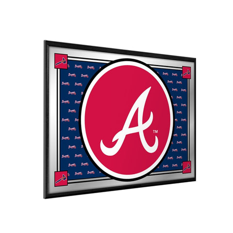 Atlanta Braves: Team Spirit - Framed Mirrored Wall Sign - The Fan-Brand