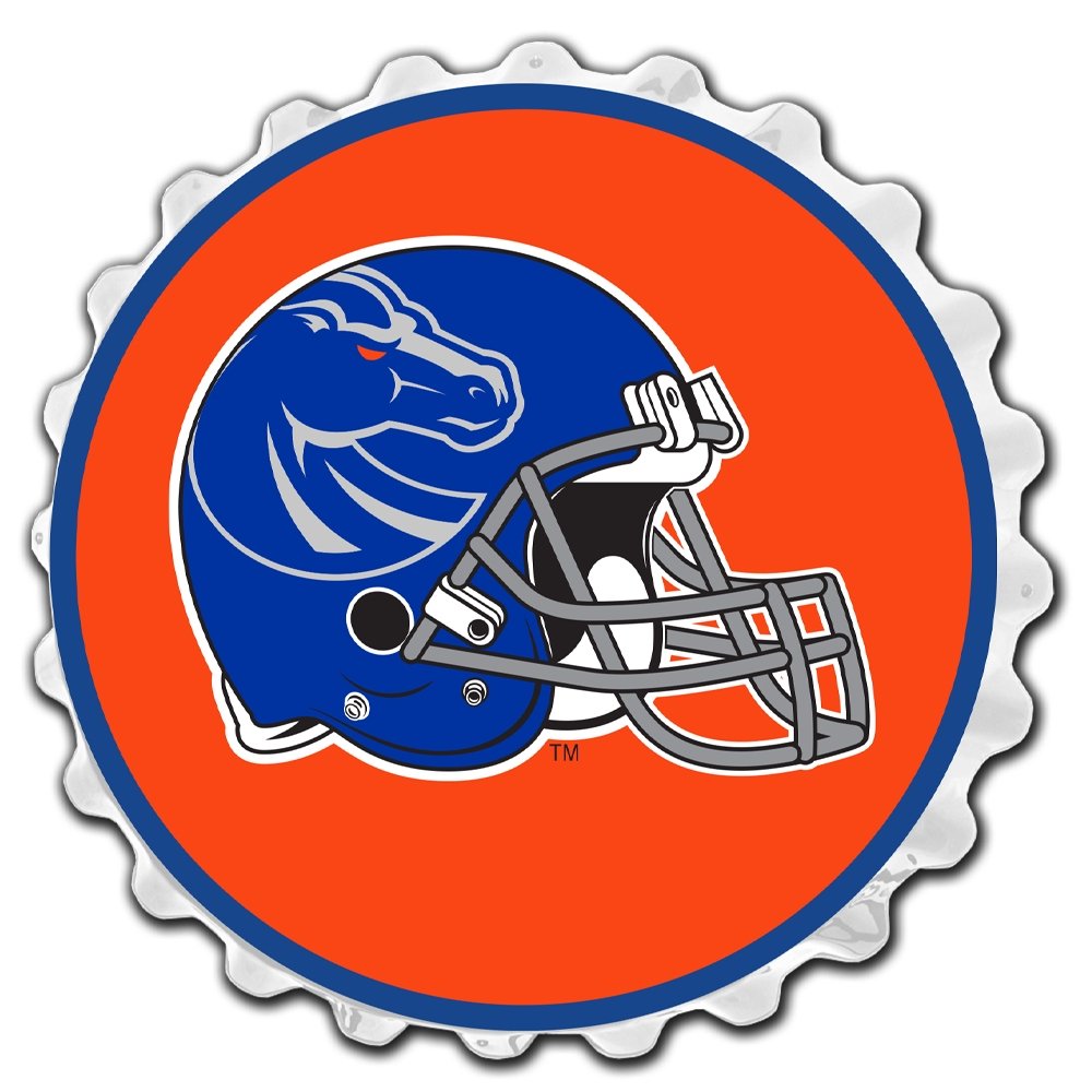 Boise State Broncos Helmet - Bottle Cap Wall Sign