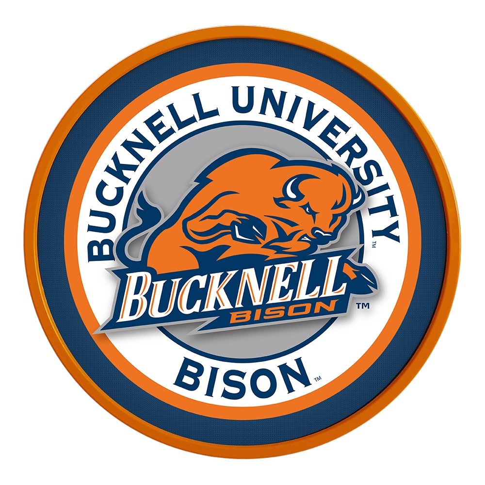 Bucknell Bisons Modern Disc Wall Sign The FanBrand
