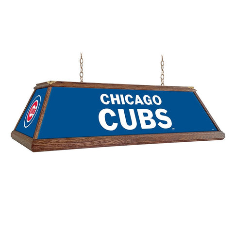 Chicago Cubs: Premium Wood Pool Table Light - The Fan-Brand