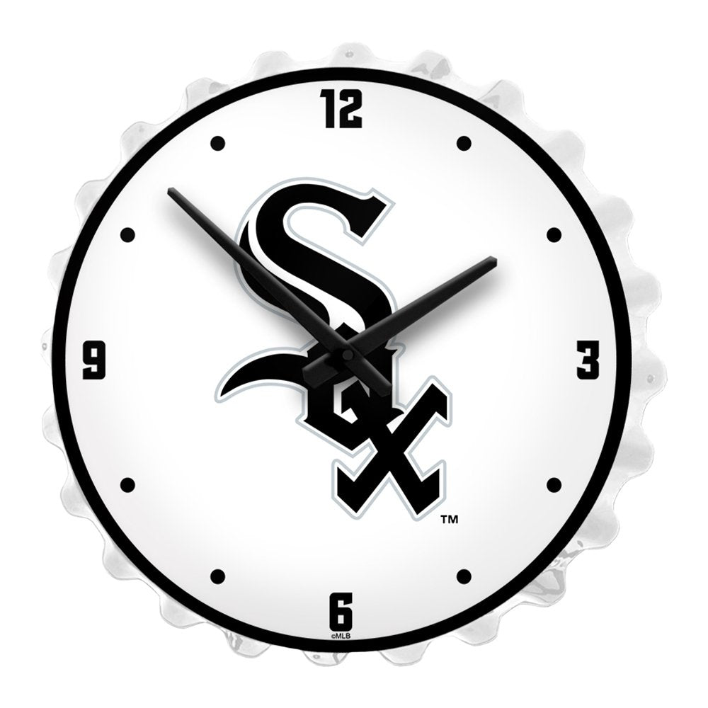 Chicago White Sox: Bottle Cap Lighted Wall Clock - The Fan-Brand