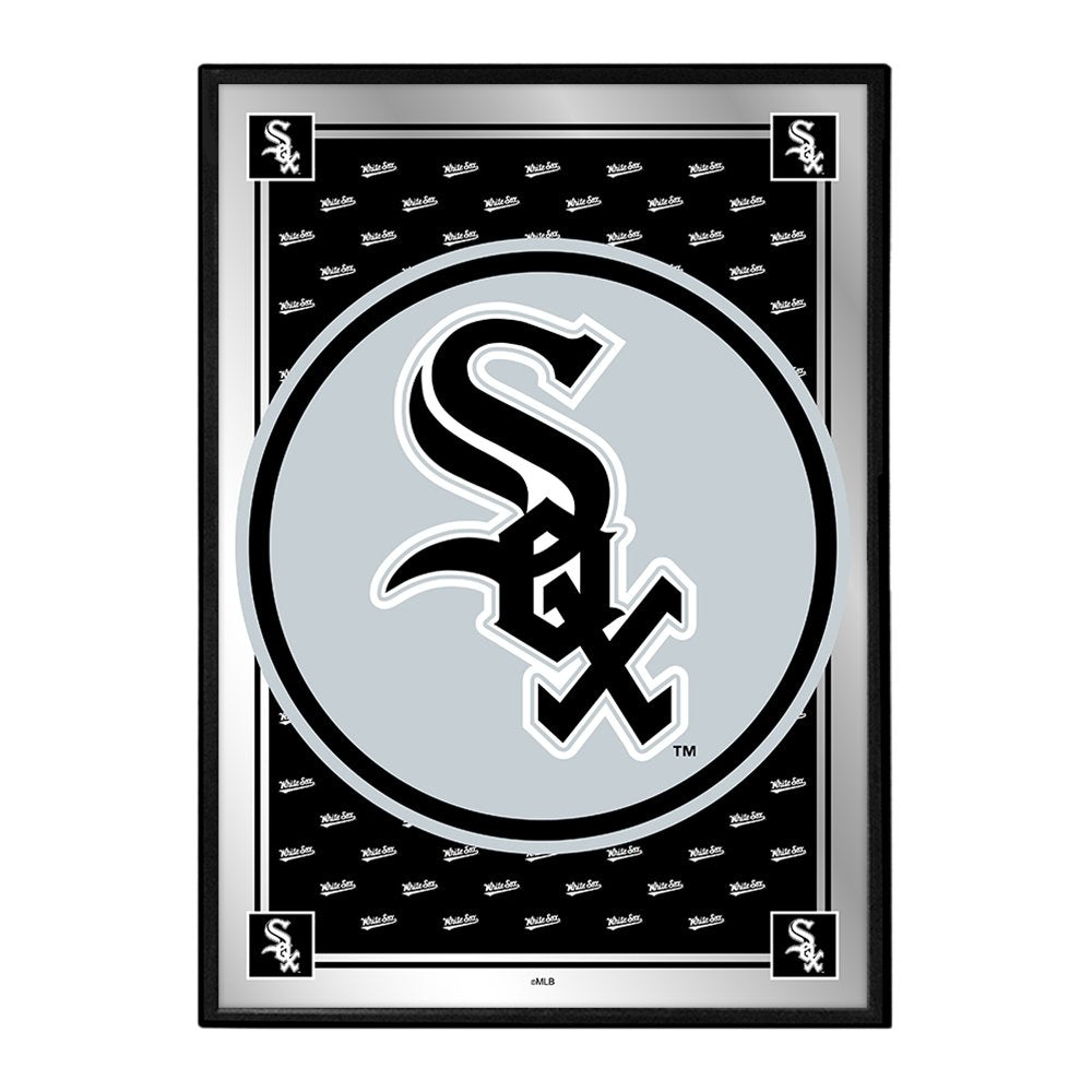 The Fan-Brand Chicago White Sox Vertical Framed Mirrored Sign, White, Size NA, Rally House
