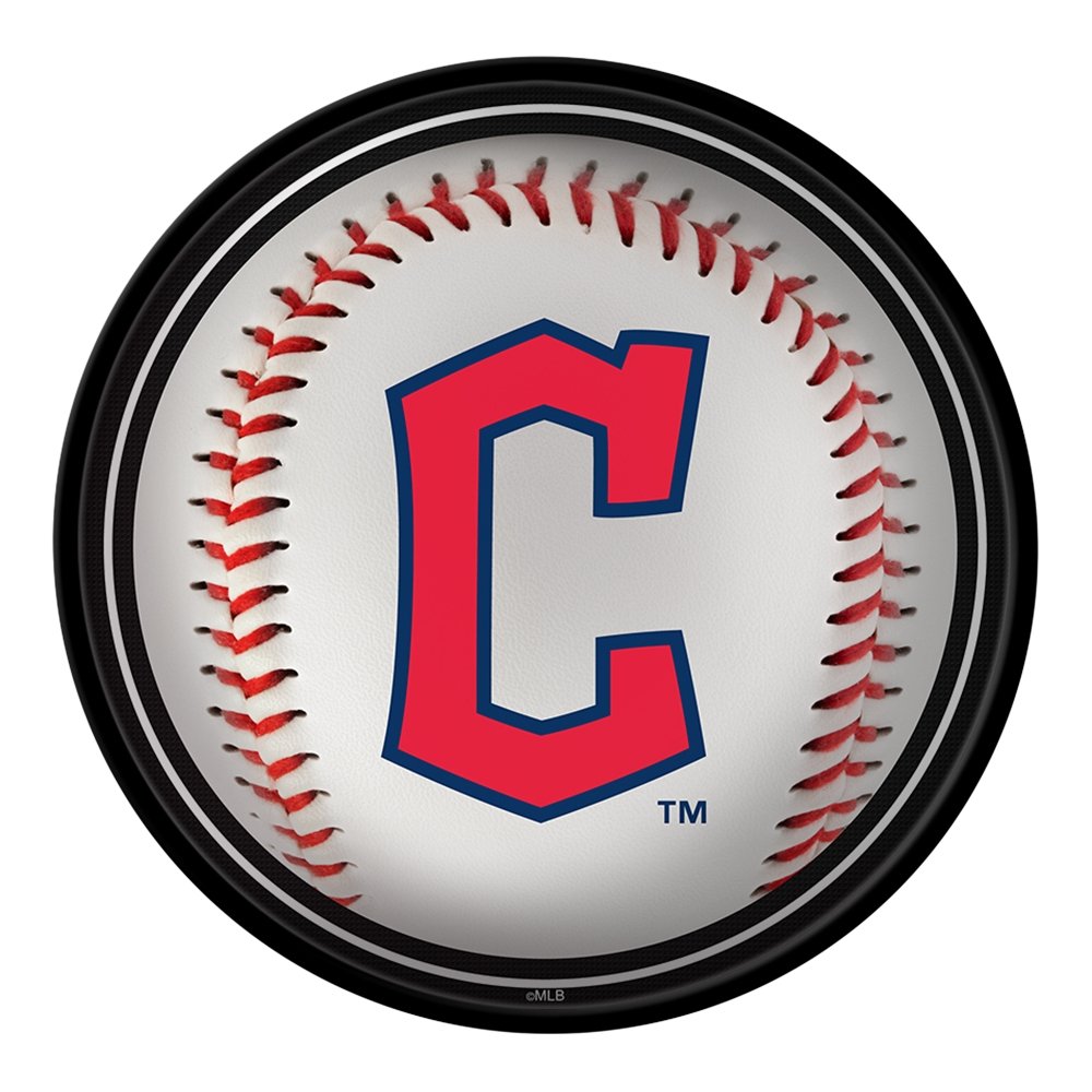 Cleveland Guardians: C Logo - Modern Disc Mirrored Wall Sign - The Fan-Brand