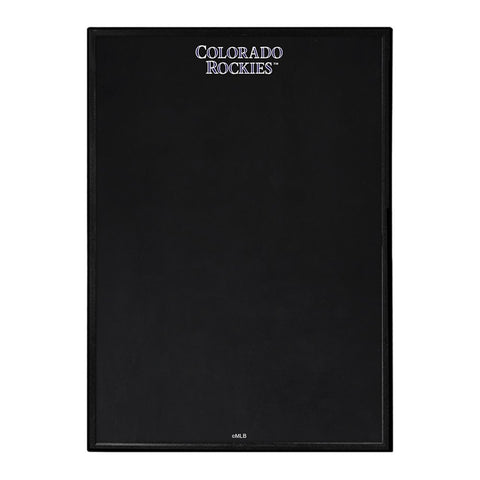 Colorado Rockies: Wordmark - Framed Chalkboard - The Fan-Brand