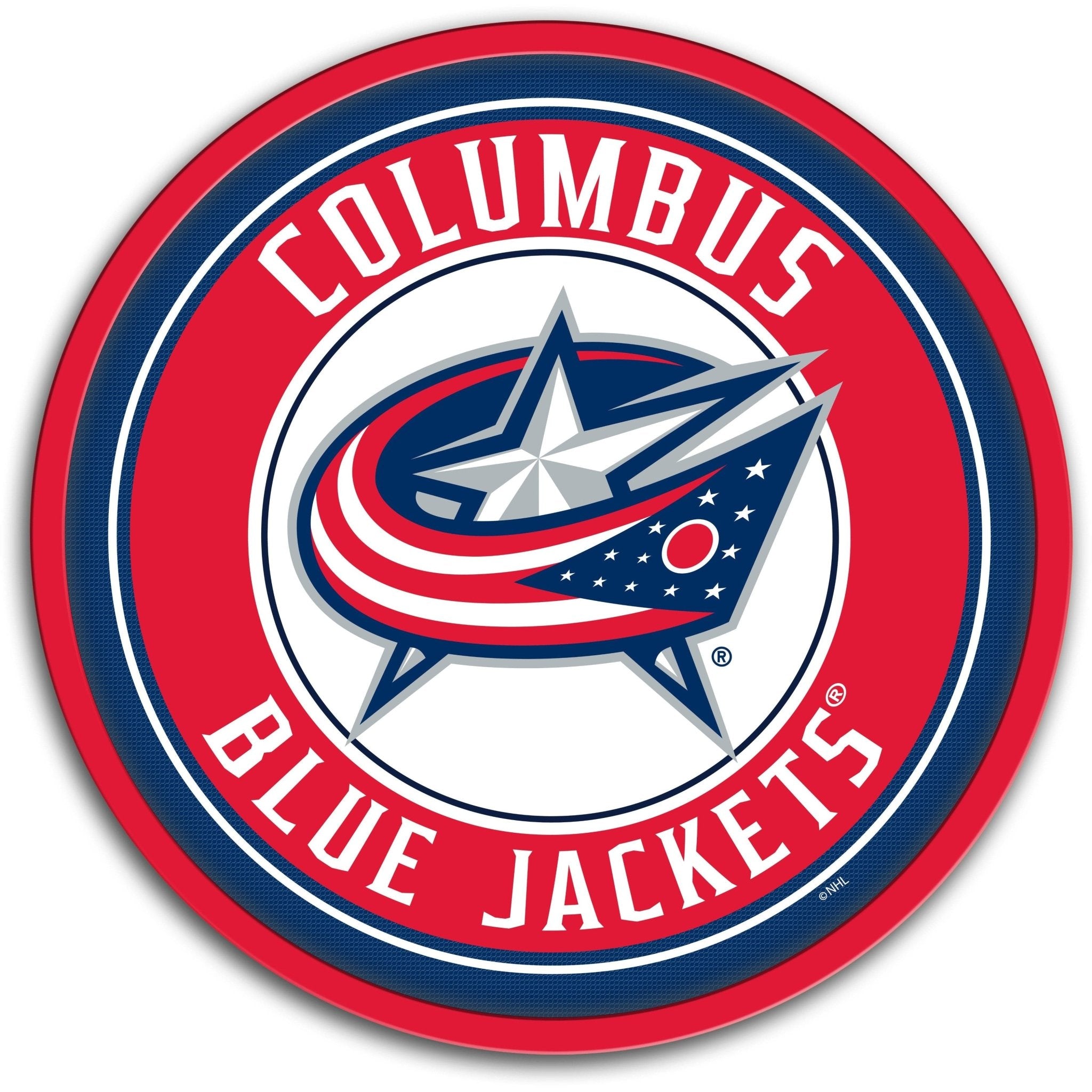 Columbus Blue Jackets Design Logo Circle Digital Art by Lafayette Stehr -  Pixels
