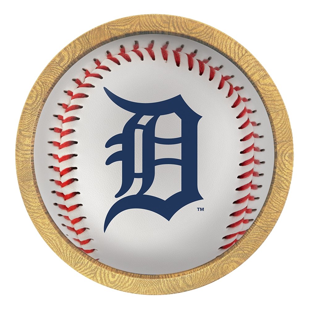 Detroit Tigers: Original Oval Rotating Lighted Wall Sign - The Fan-Brand White