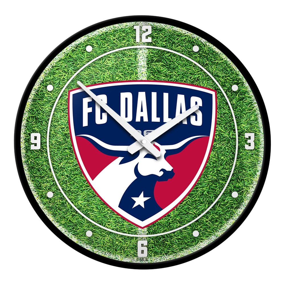 FC Dallas: Pitch - Modern Disc Wall Clock - The Fan-Brand