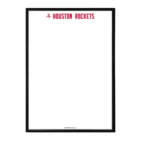 Houston Rockets: Framed Dry Erase Wall Sign - The Fan-Brand