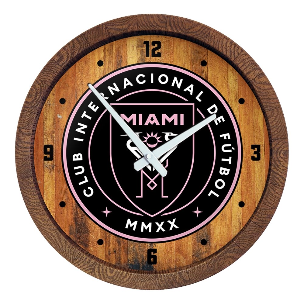 Inter Miami CF: Faux Barrel Top Clock
