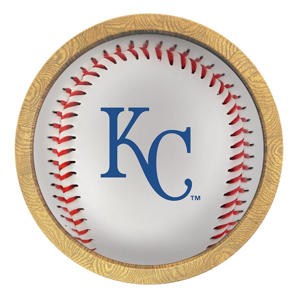 Kansas City Royals Barrel Framed Lighted Wall Sign The FanBrand