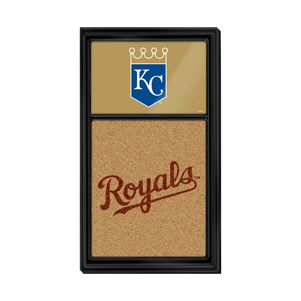 Kansas City Royals: Dual Logo - Cork Note Board - The Fan-Brand
