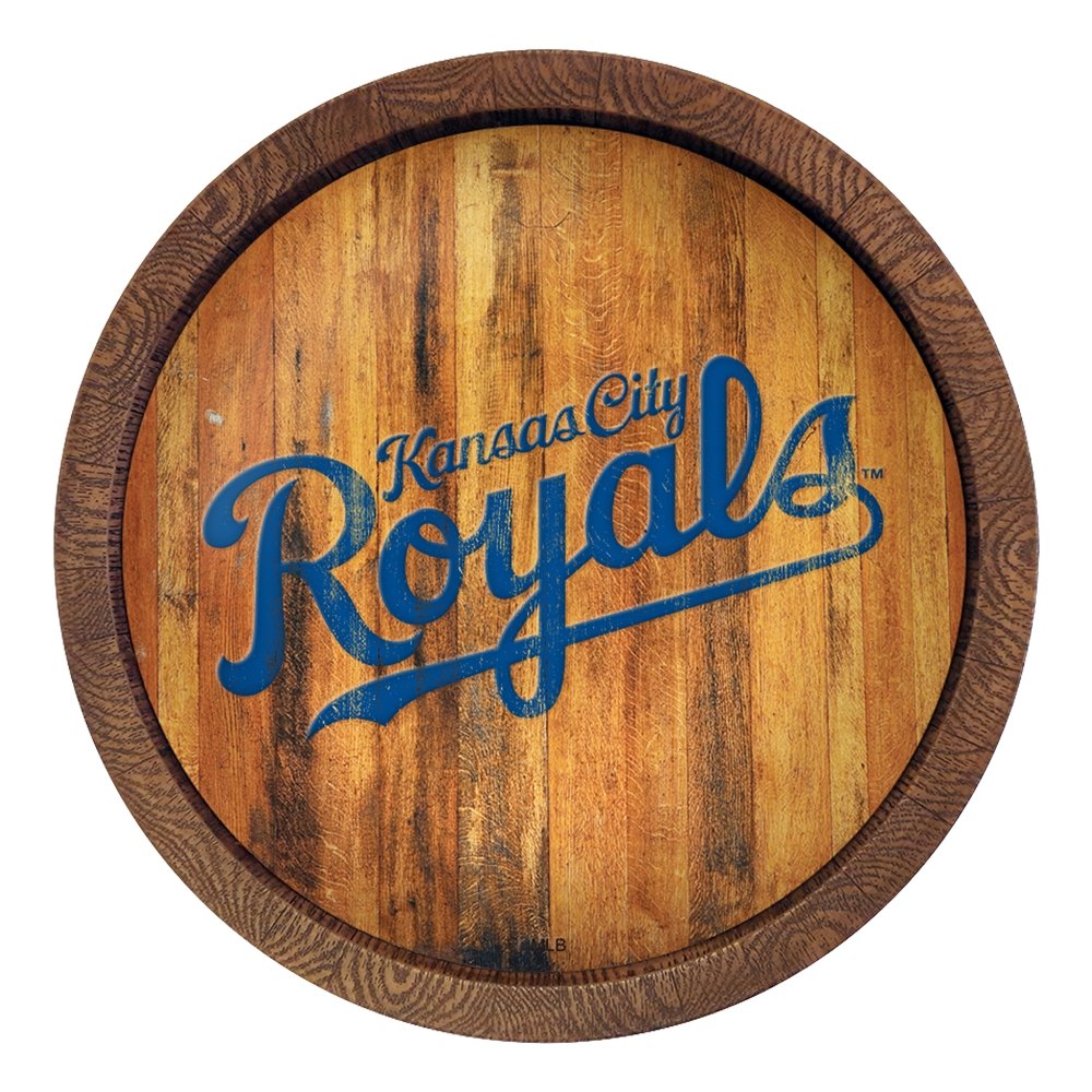 Kansas City Royals: Wordmark - Weathered 