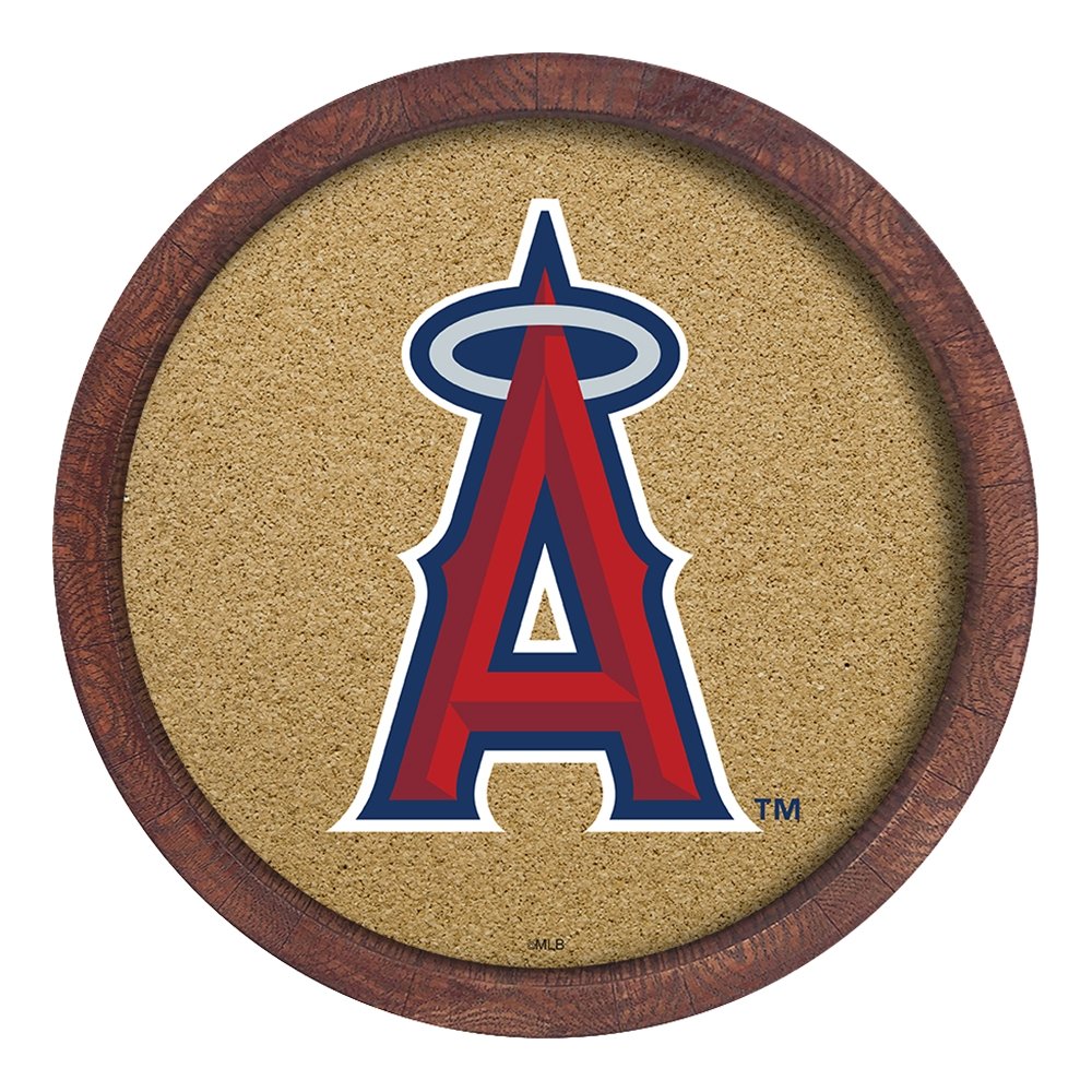  Los Angeles Angels of Anaheim Black Framed Logo Jersey