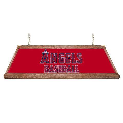 Los Angeles Angels: Premium Wood Pool Table Light - The Fan-Brand