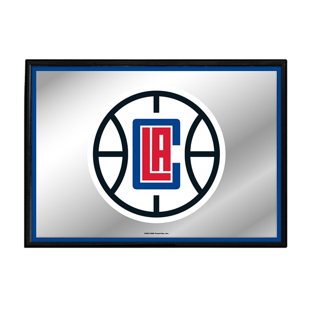 Los Angeles Clippers: Framed Mirrored Wall Sign - The Fan-Brand