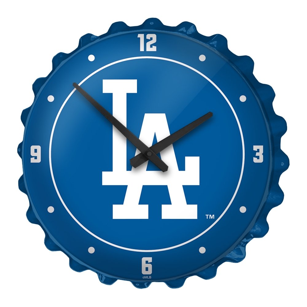 Los Angeles Dodgers: Bottle Cap Wall Sign - The Fan-Brand