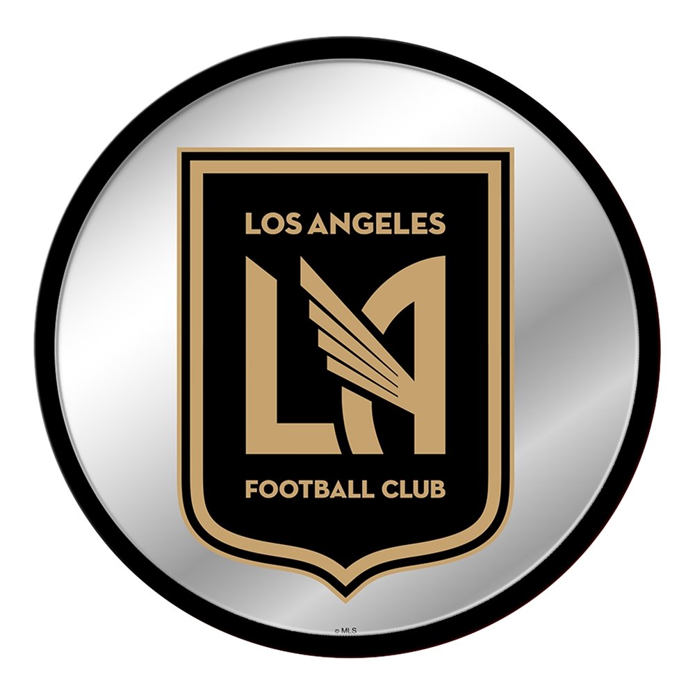 Los Angeles Football Club: Modern Disc Mirrored Wall Sign - The