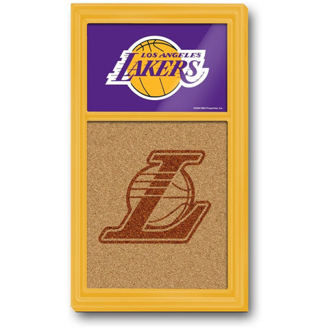 Los Angeles Lakers: Dual Logo - Cork Note Board - The Fan-Brand