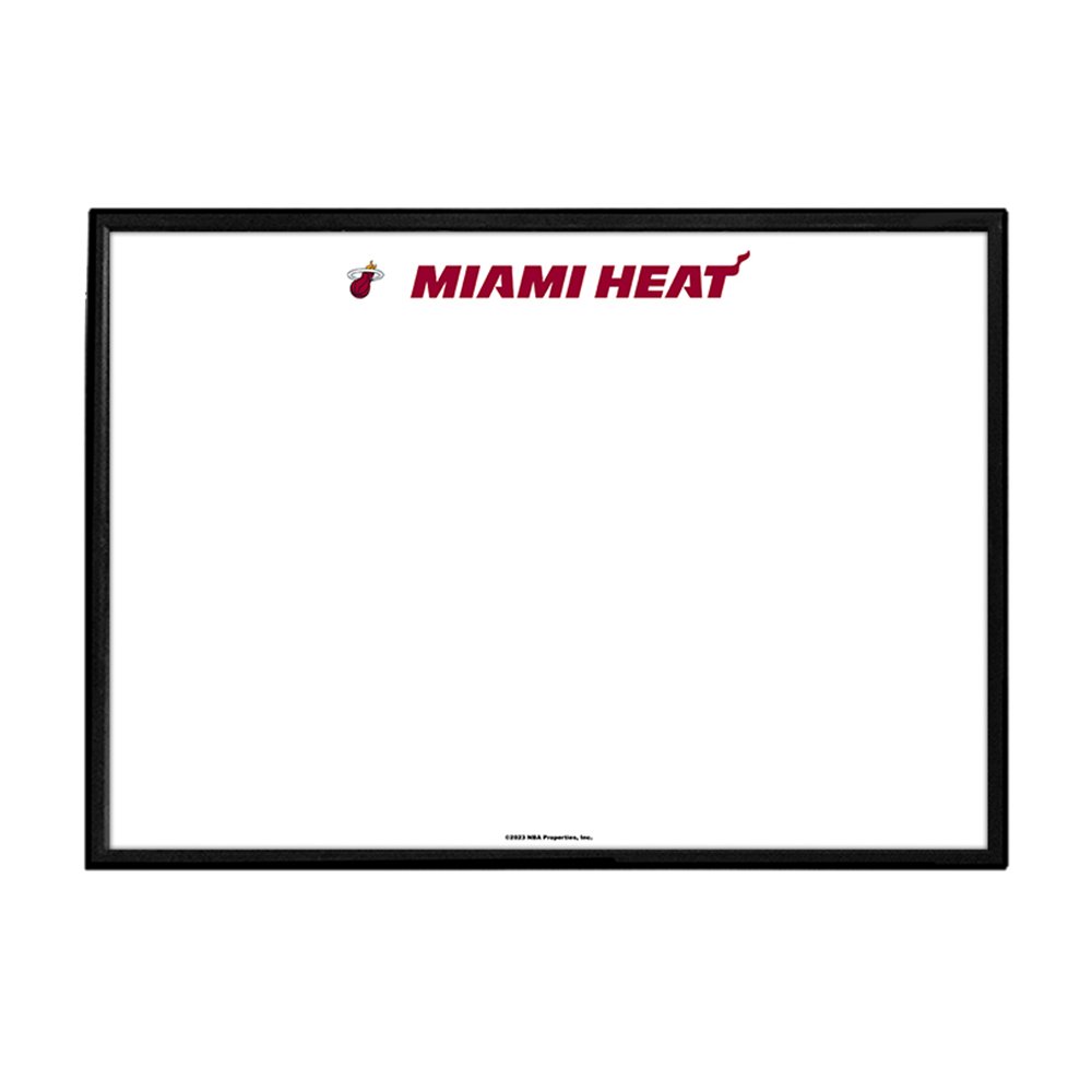 Miami Heat: Framed Dry Erase Wall Sign - The Fan-Brand