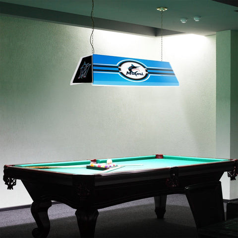 Miami Marlins: Edge Glow Pool Table Light - The Fan-Brand