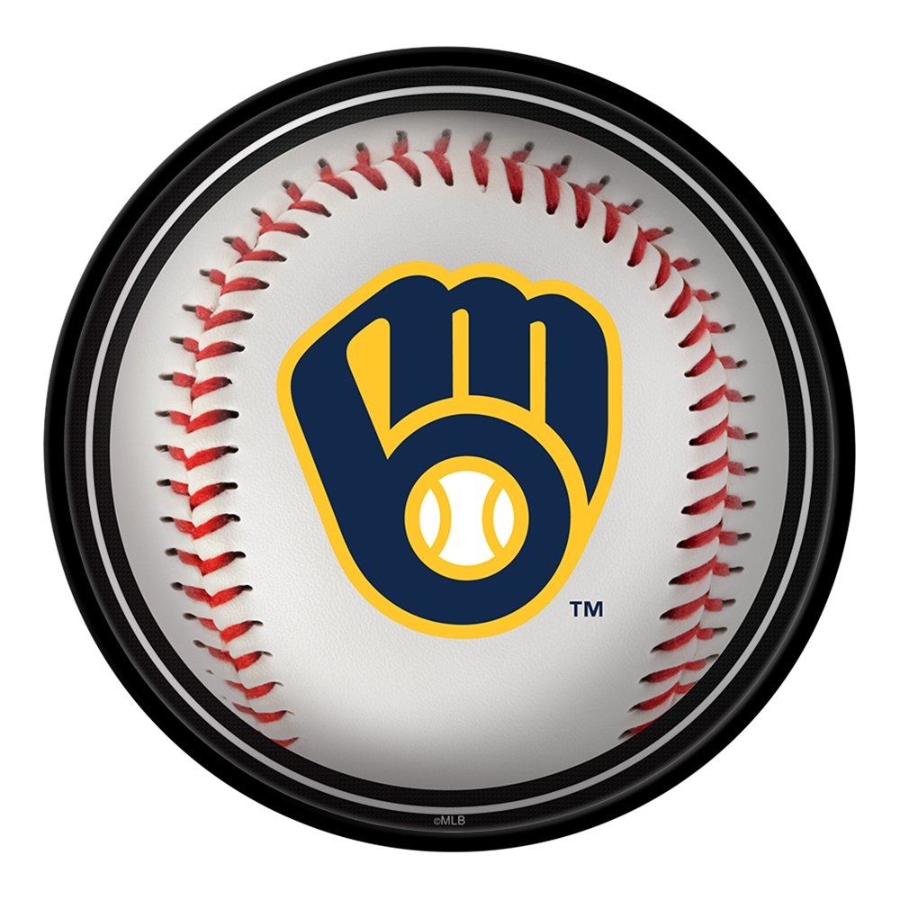 Milwaukee Brewers: Logo - Modern Disc Wall Sign - The Fan-Brand