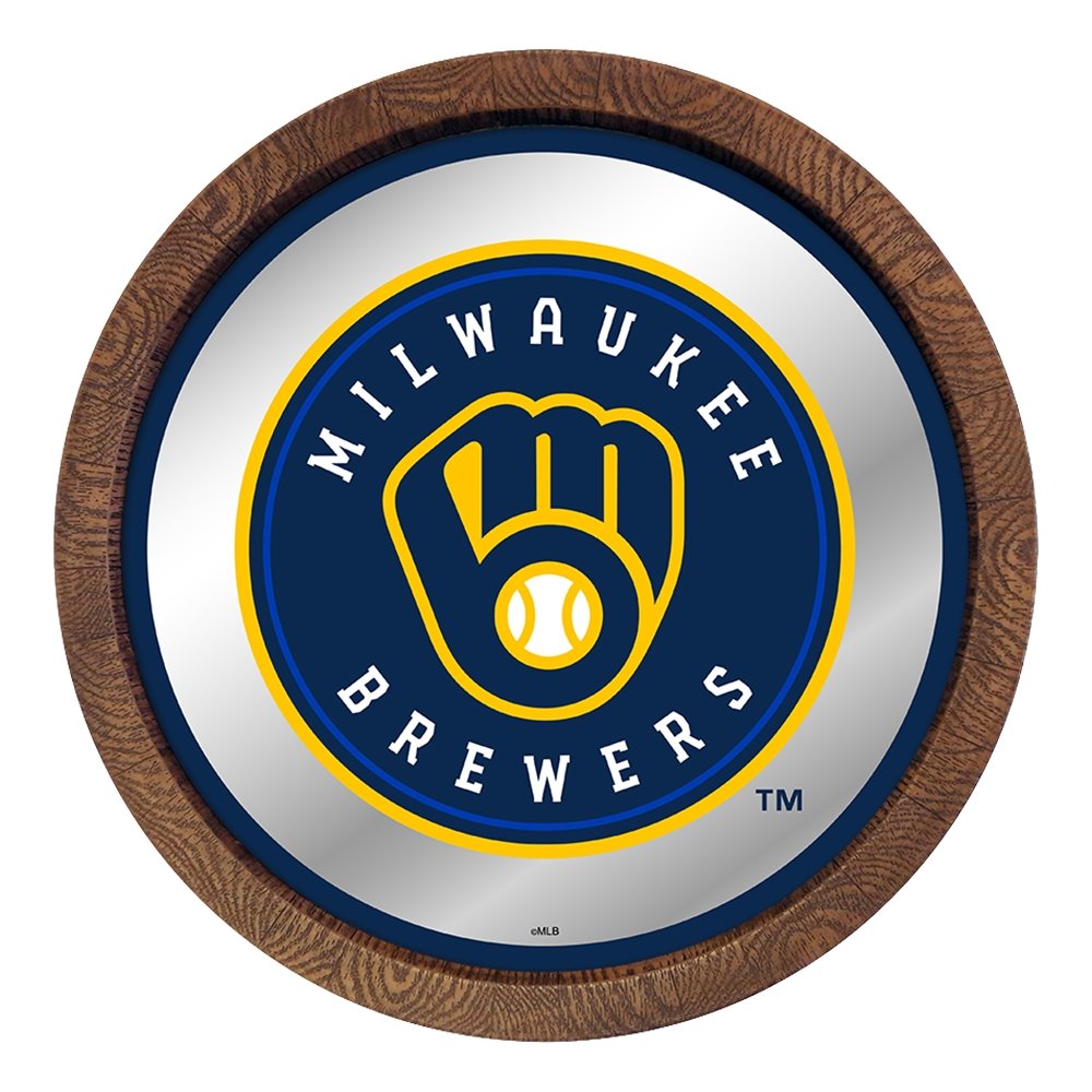 Milwaukee Brewers: Logo - Modern Disc Wall Sign - The Fan-Brand