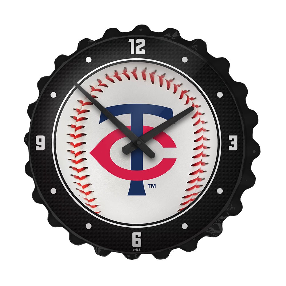 Minnesota Twins: Retro Lighted Wall Clock - The Fan-Brand