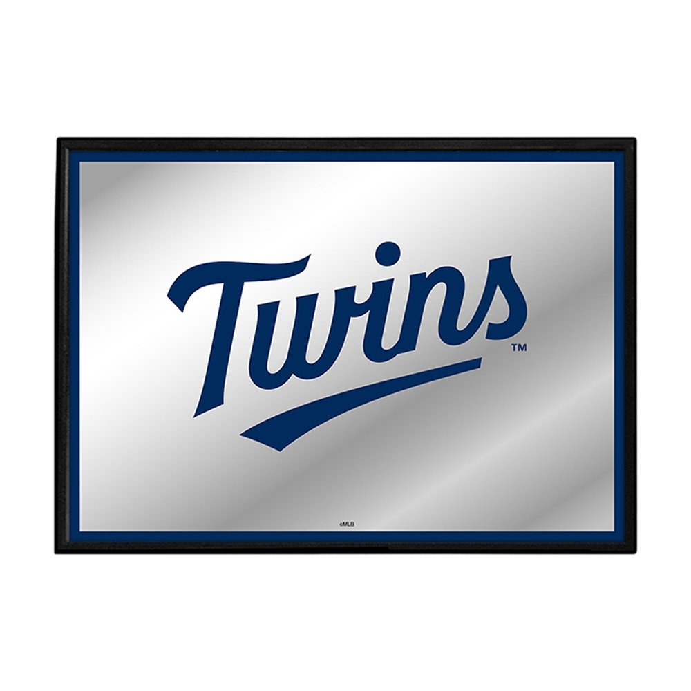 Minnesota Twins: Framed Mirrored Wall Sign - The Fan-Brand
