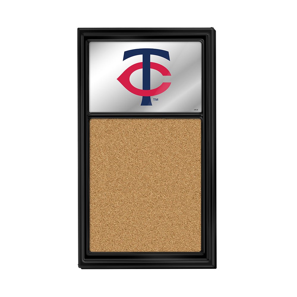 Minnesota Twins: Logo - Mirrored Cork Note Board - The Fan-Brand
