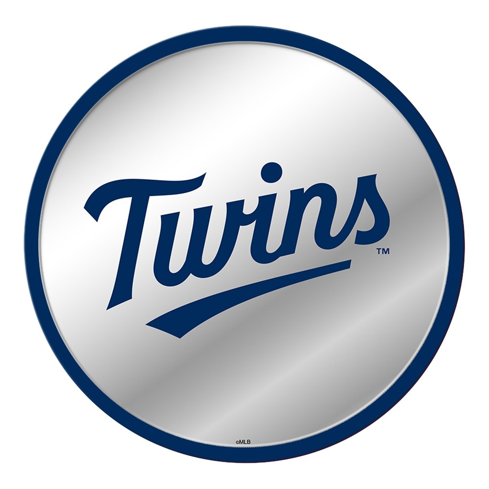 Minnesota Twins: Modern Disc Mirrored Wall Sign - The Fan-Brand