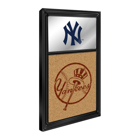 New York Yankees: Dual Logo - Mirrored Dry Erase Note Board - The Fan-Brand
