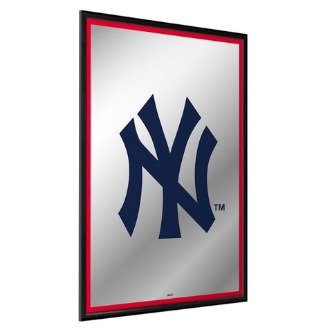 New York Yankees: Vertical Framed Mirrored Wall Sign - The Fan-Brand