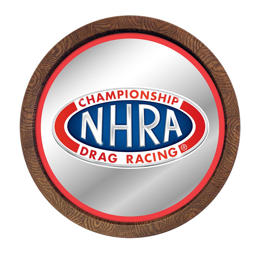 NHRA: Mirrored Barrel Top Mirrored Wall Sign - The Fan-Brand