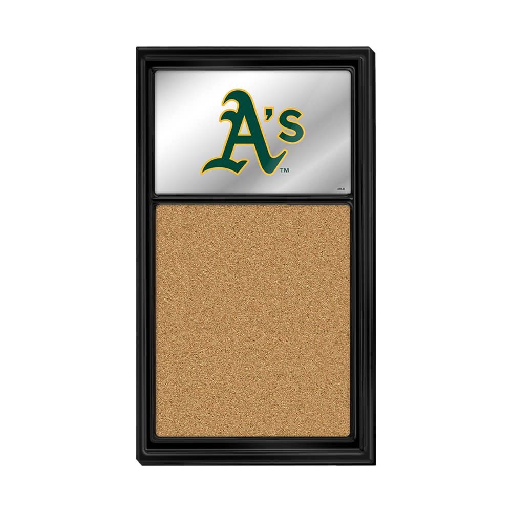 Oakland Athletics: Logo - Mirrored Dry Erase Note Board - The Fan-Brand