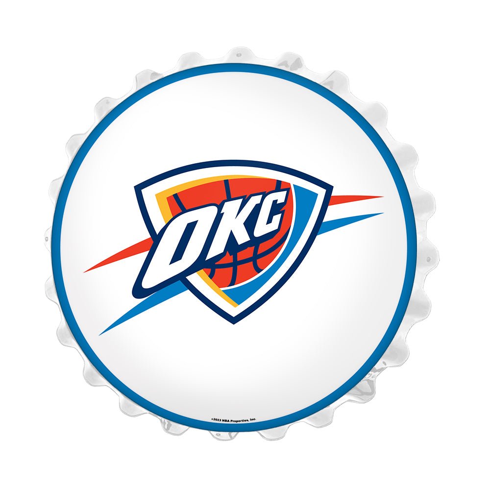 Oklahoma City Thunder: Bottle Cap Wall Light - The Fan-Brand