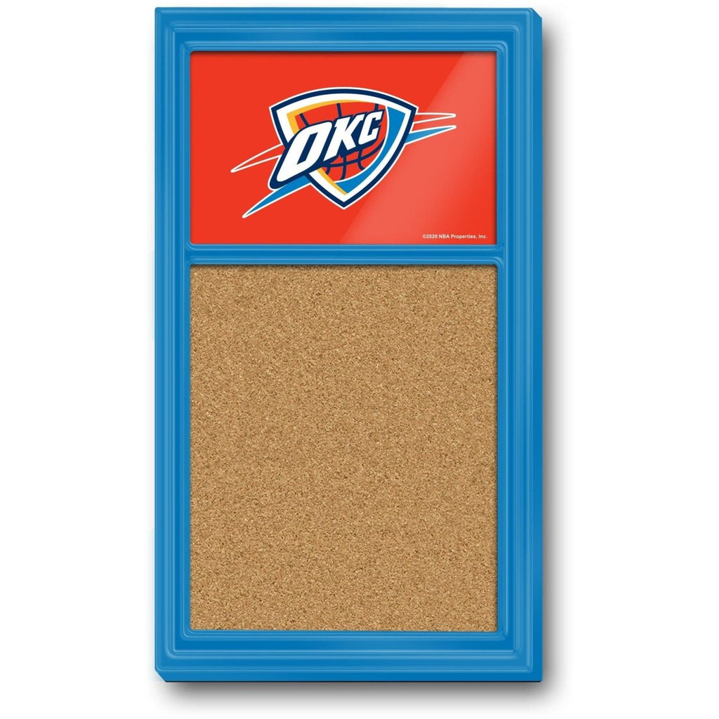 Oklahoma City Thunder: Cork Note Board - The Fan-Brand