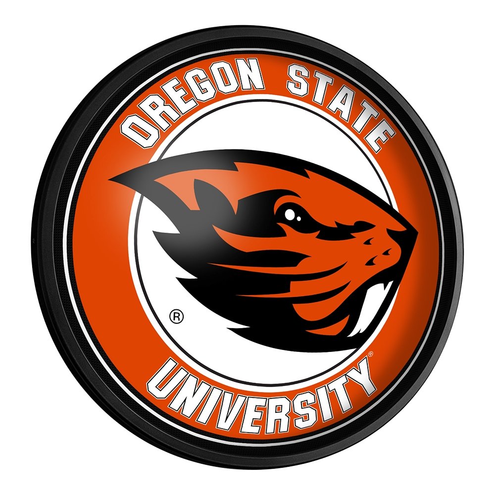 Oregon State Beavers 12 Logo State Sign